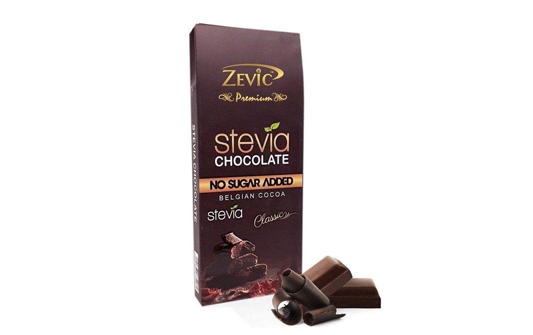 Zevic Stevia Chocolate Belgian Cocoa Classic   Box  40 grams